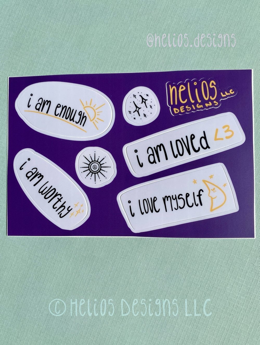 Image of Affirmations Sticker Sheet