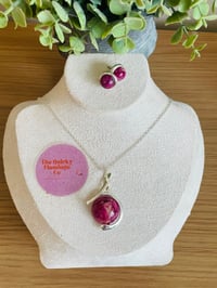 Peony Ribbon Knot Pendant