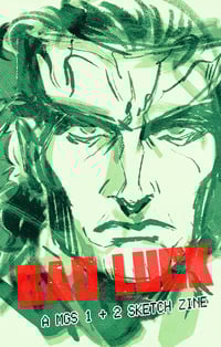 Image 1 of MGS - 'BAD LUCK' METAL GEAR SKETCH ZINE
