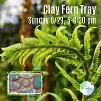 Clay Fern Tray