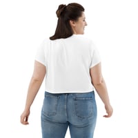 Image 4 of T-shirt cropped blanc "Amiesoeurs"