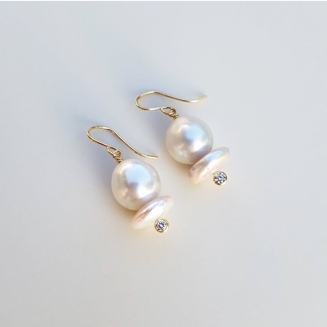 Australian & Fresh Water Pearl Earrings