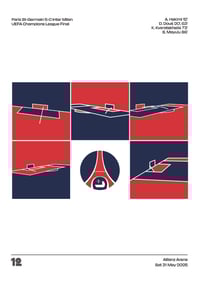 Image 2 of UEFA Champions League Final print | PSG 5 - 0 Inter Milan