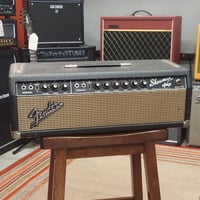 Image 1 of 1965 Black Panel Fender Showman Amplifier