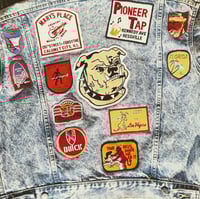 Image 4 of Patched Levis Denim Jacket XL, c. 1990s