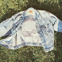 Image 5 of Patched Levis Denim Jacket XL, c. 1990s