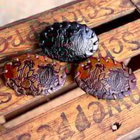 Image 1 of Original Tom Fugle Good Times Leather Belt Buckles