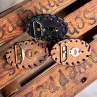 Image 2 of Original Tom Fugle Good Times Leather Belt Buckles