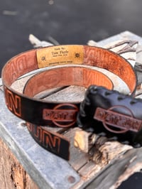 Image 2 of Original Tom Fugle Datsun Leather Belt and Buckle