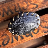 Image 1 of Original Tom Fugle Jack Daniels Leather Belt Buckle