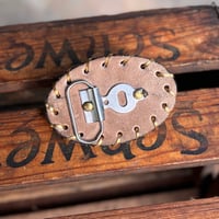Image 4 of Original Tom Fugle Jack Daniels Leather Belt Buckle