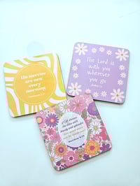 Image 4 of The Lord is With You - Christian Faith, Bible Verse Coaster