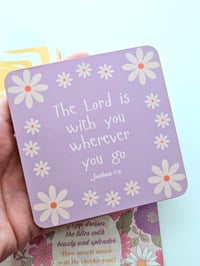 Image 3 of The Lord is With You - Christian Faith, Bible Verse Coaster