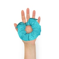 Image 4 of Turquoise Birdbath Hair Scrunchie