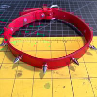 Image 3 of Red Spike Choker