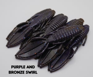 Image of 3.25" Little Stinger Creature/Beaver Bait (8pk) (Traditional Colors)