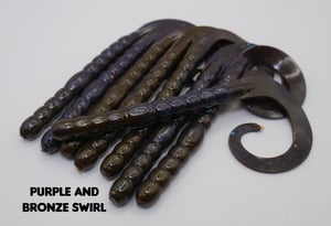 Image of 7.5" Curly Sue Worm (8pk) (Various Colors) Group 2