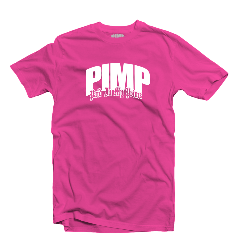 PIMP (Paid In My Prime) "White Logo" T-SHIRT 