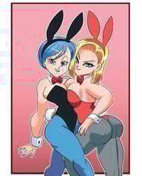 Image 1 of Bunny Gals A18 and Bloomers Print