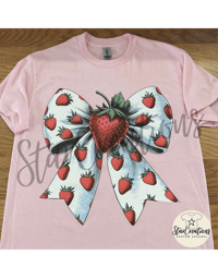 Image 2 of Strawberry Coquette Bow