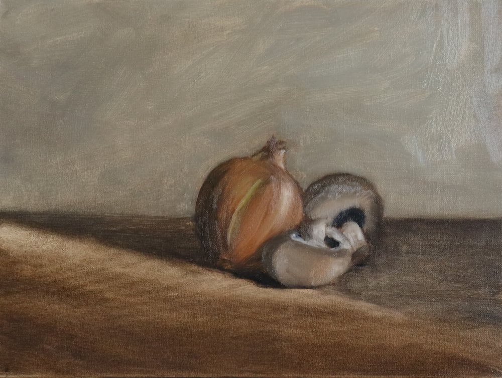 Image of Oignon et champignons