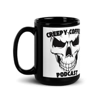 White on Black 15oz. Ceramic mug