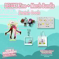 Image 2 of DELUXE Zine + Merch Bundle