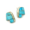 Ancient Stone Stud Earrings