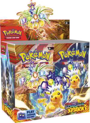 Image of Pokemon TCG Scarlet & Violet 8: Surging Sparks Booster Box (36 Packs)