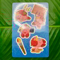 Pink Friend Art Sticker Sheet