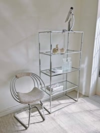 Image 1 of ESTANTERIA VINTAGE CROMADA (1), AÑOS 80