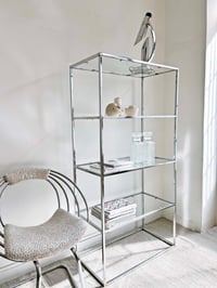 Image 3 of ESTANTERIA VINTAGE CROMADA (1), AÑOS 80