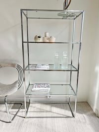 Image 4 of ESTANTERIA VINTAGE CROMADA (1), AÑOS 80