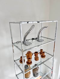 Image 4 of ESTANTERIA VINTAGE CROMADA (2), AÑOS 80