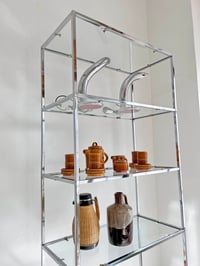 Image 3 of ESTANTERIA VINTAGE CROMADA (2), AÑOS 80