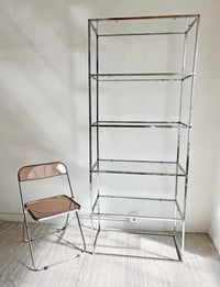 Image 5 of ESTANTERIA VINTAGE CROMADA (2), AÑOS 80