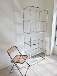 Image 7 of ESTANTERIA VINTAGE CROMADA (2), AÑOS 80