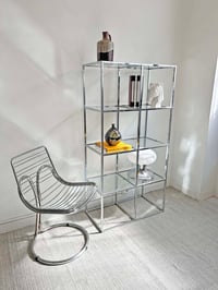 Image 1 of ESTANTERIA VINTAGE CROMADA (3), AÑOS 80