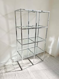 Image 3 of ESTANTERIA VINTAGE CROMADA (3), AÑOS 80