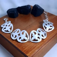 Image 1 of Fleur De Lis Heart Bracelet *Made To Order*