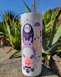 Image 3 of Gobelet isotherme Inspi ghibli 600ml avec paille