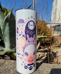 Image 2 of Gobelet isotherme Inspi ghibli 600ml avec paille