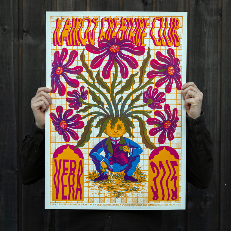 Kairos Creature Club // Screenprinted Gig poster
