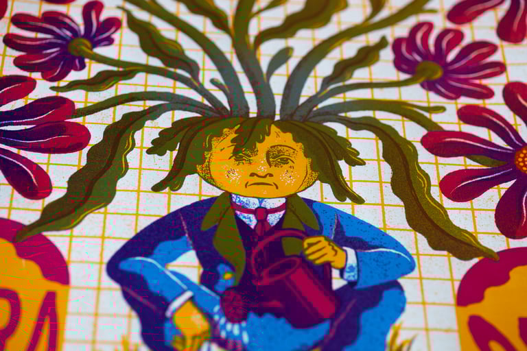 Kairos Creature Club // Screenprinted Gig poster Image 2