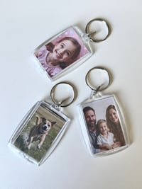 Image 1 of Custom Photo Keychain