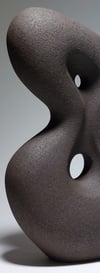 Black Abstract Sculpture Untitled 228