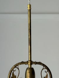 Image 5 of Swedish Pendant Light with Leaf Decoration