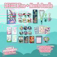 Image 1 of DELUXE Zine + Merch Bundle
