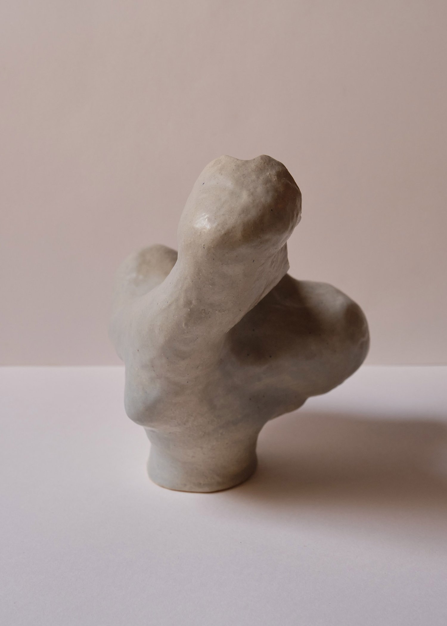 Image of Jarrón Organic in Blue Grey