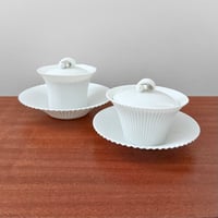Image 1 of Arabia Finland Aune Siimes Lidded Cup with Saucer